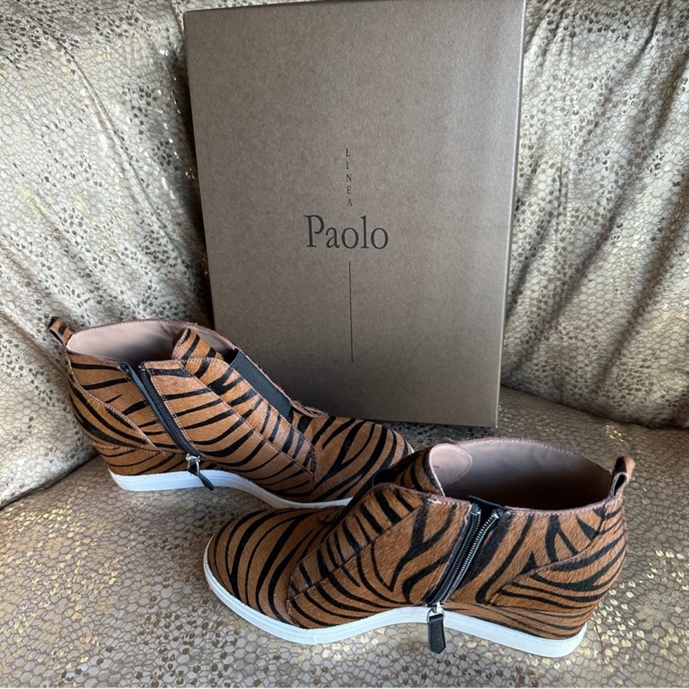 Paolo Brown and Black Sneakers with Chunky Sole